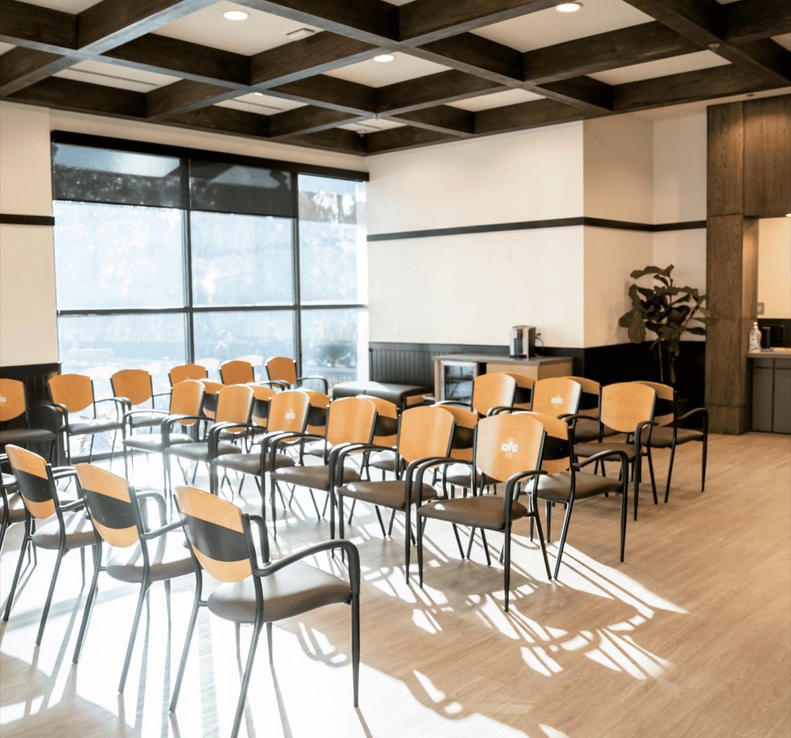 Interior of AFC Urgent Care, built by Platinum X Construction