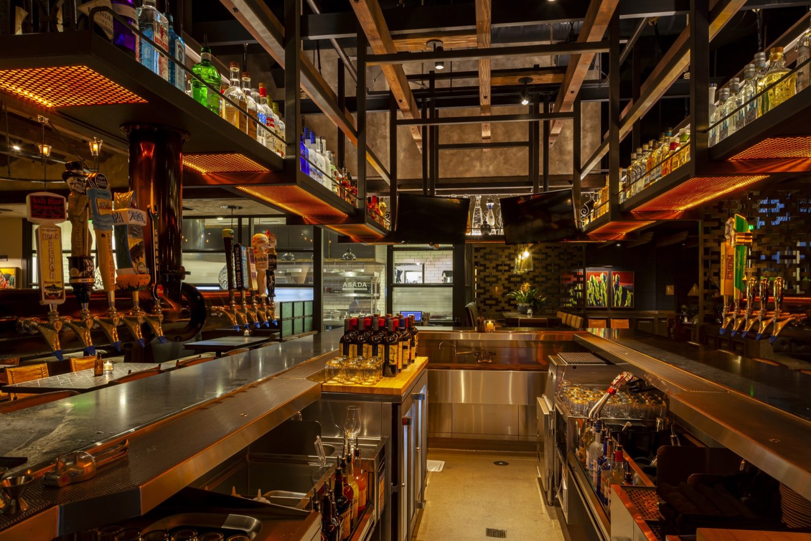 Interior of Asada Cantina, built by Platinum X Construction