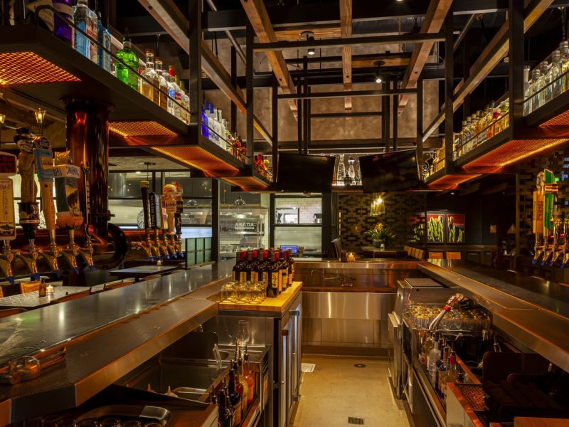 Interior of Asada Cantina, built by Platinum X Construction