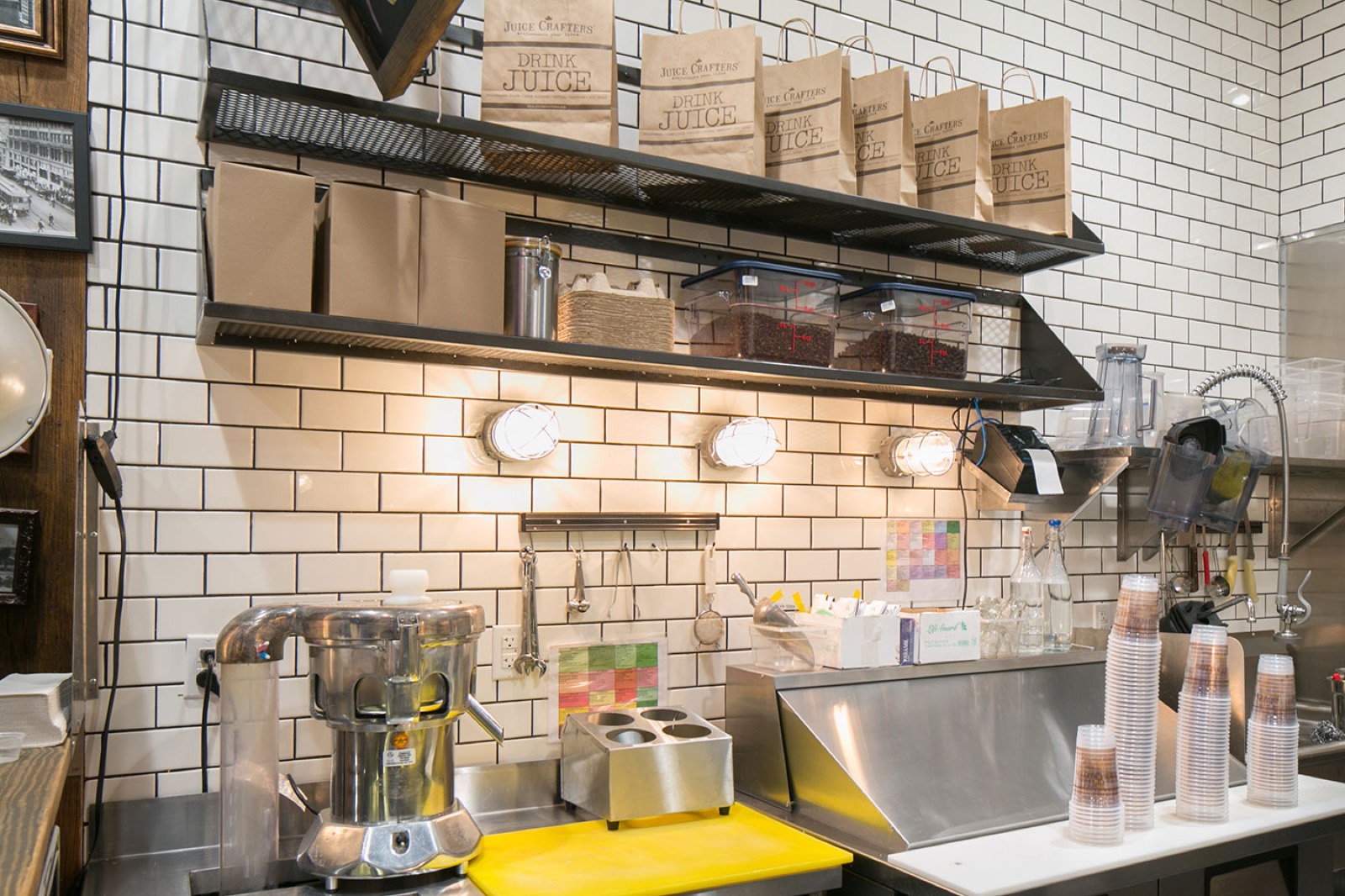 Interior of Juice Crafters, built by Platinum X Construction