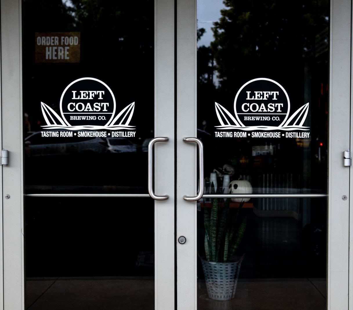Interior of Left Coast Brewing, built by Platinum X Construction