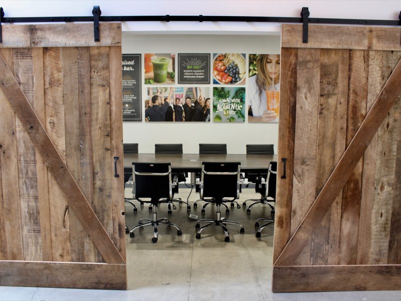 Interior of Nekter Corporate Office, built by Platinum X Construction