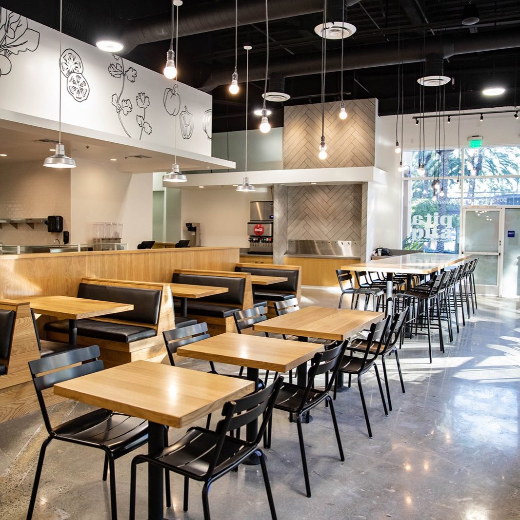 Interior of Pita Pita, built by Platinum X Construction