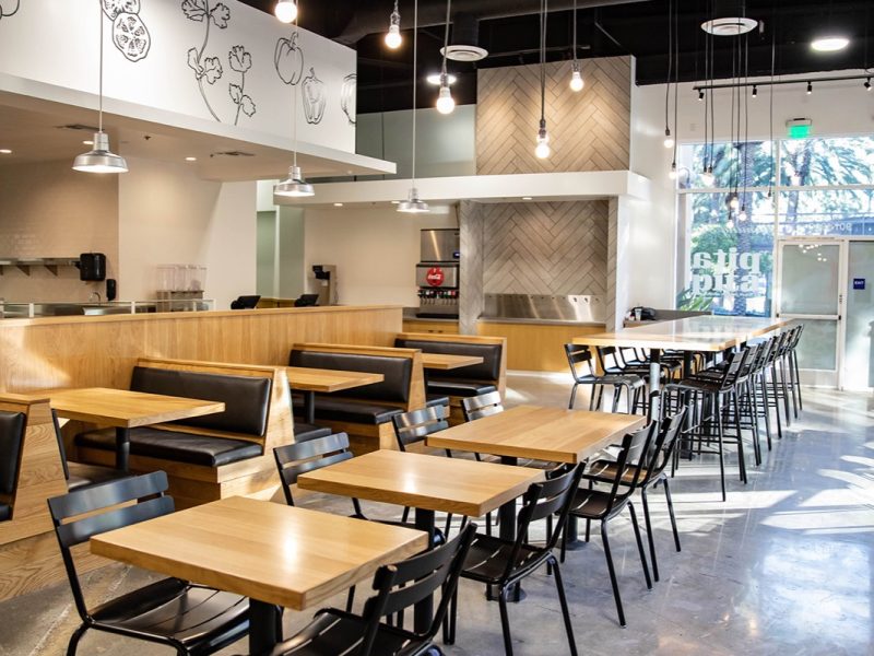 Interior of Pita Pita, built by Platinum X Construction