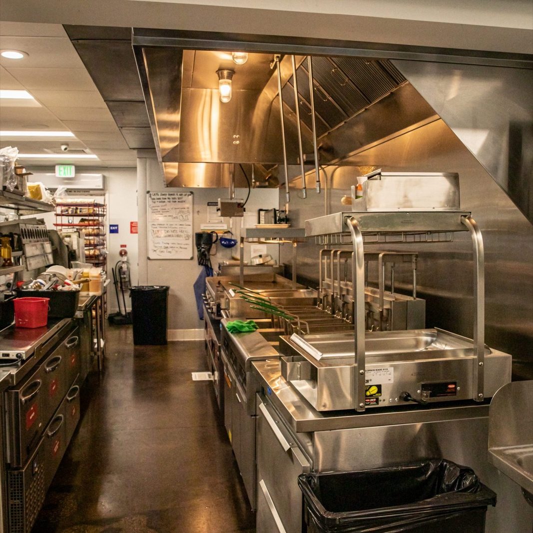 Interior of Plant Power Fast Food, built by Platinum X Construction