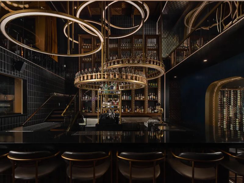 Interior of Rare Society, built by Platinum X Construction