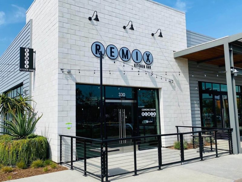 Interior of ReMix Kitchen Bar, built by Platinum X Construction