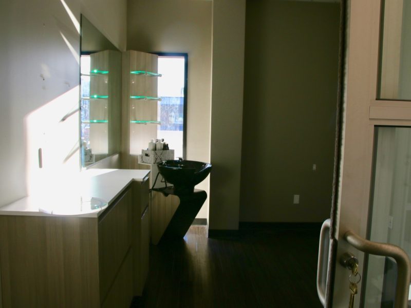 Interior of Sola Salon Studios, built by Platinum X Construction