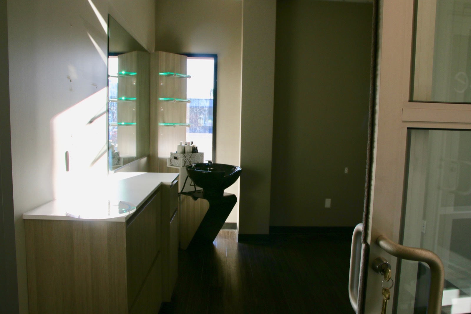 Interior of Sola Salon Studios, built by Platinum X Construction
