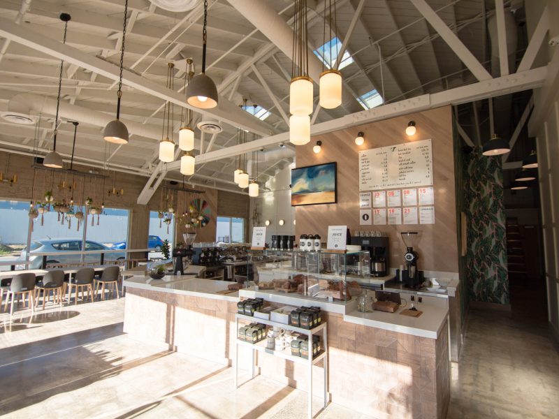 Interior of Verve Coffee Roasters, built by Platinum X Construction