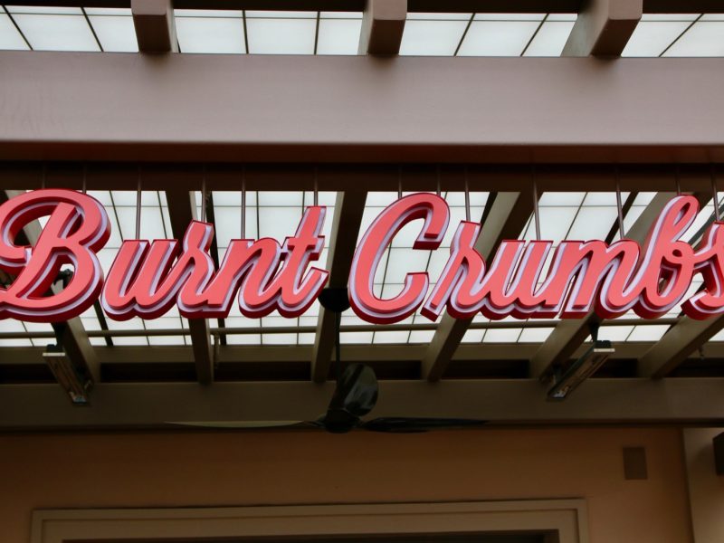 Interior of Burnt Crumbs, built by Platinum X Construction