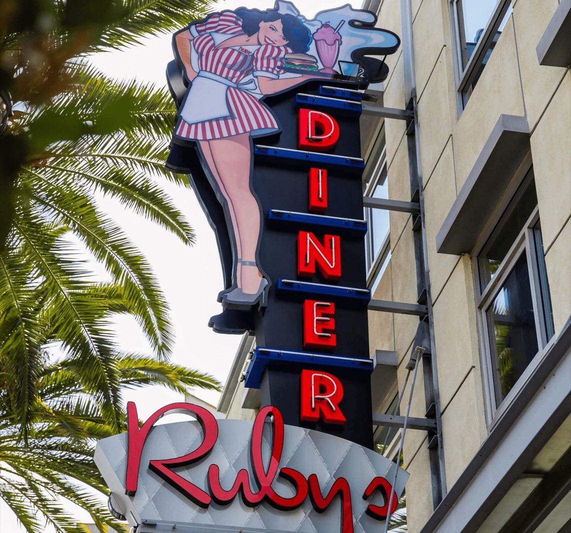 Ruby’s Diner interior, photo 1